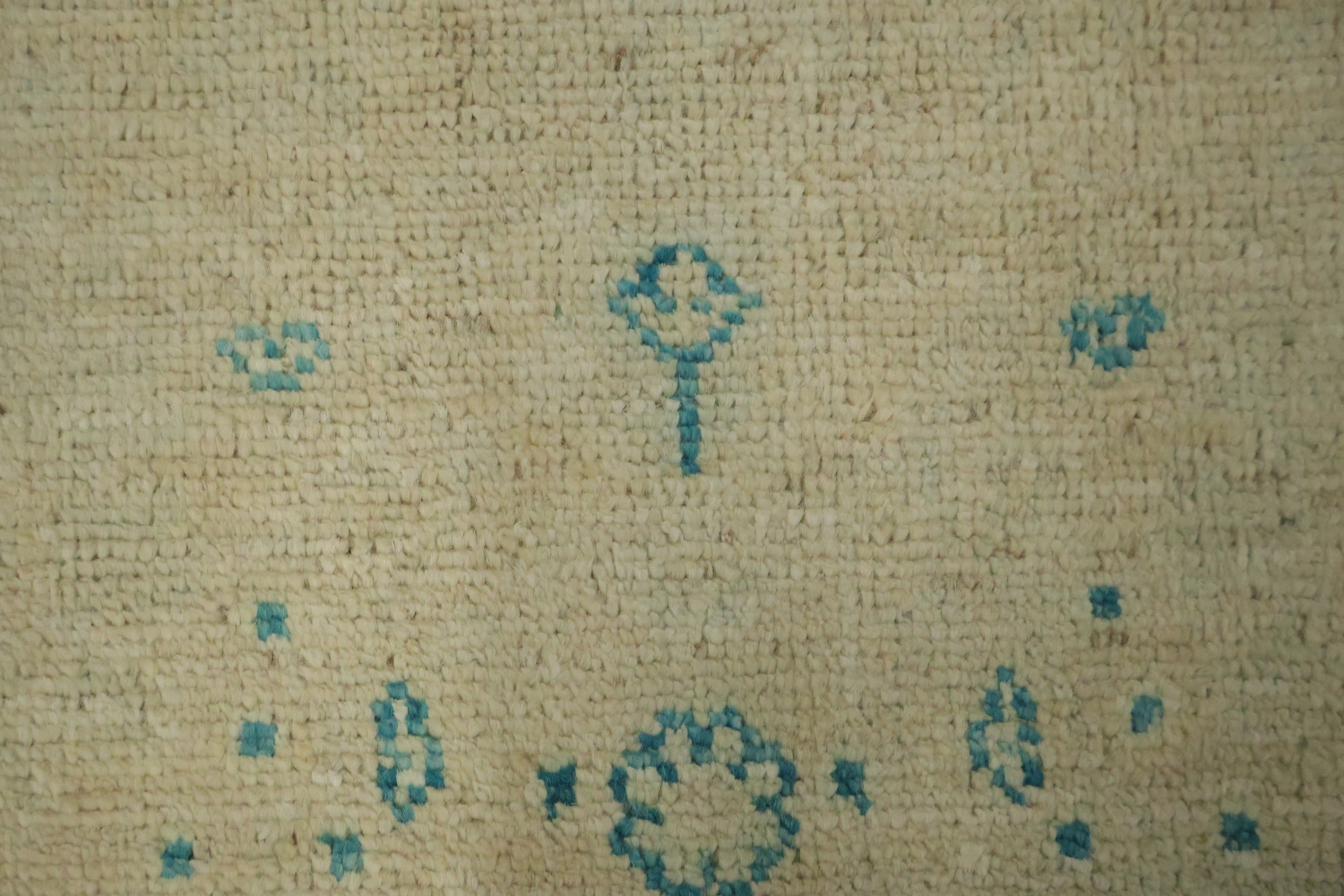 Vegetable Dye Oushak Turkish Rug 3x4