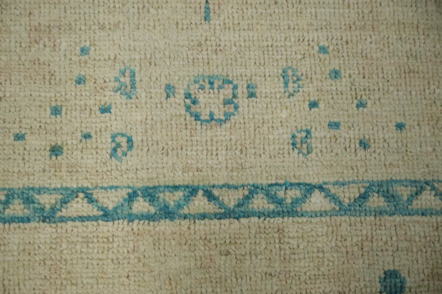 Vegetable Dye Oushak Turkish Rug 3x4