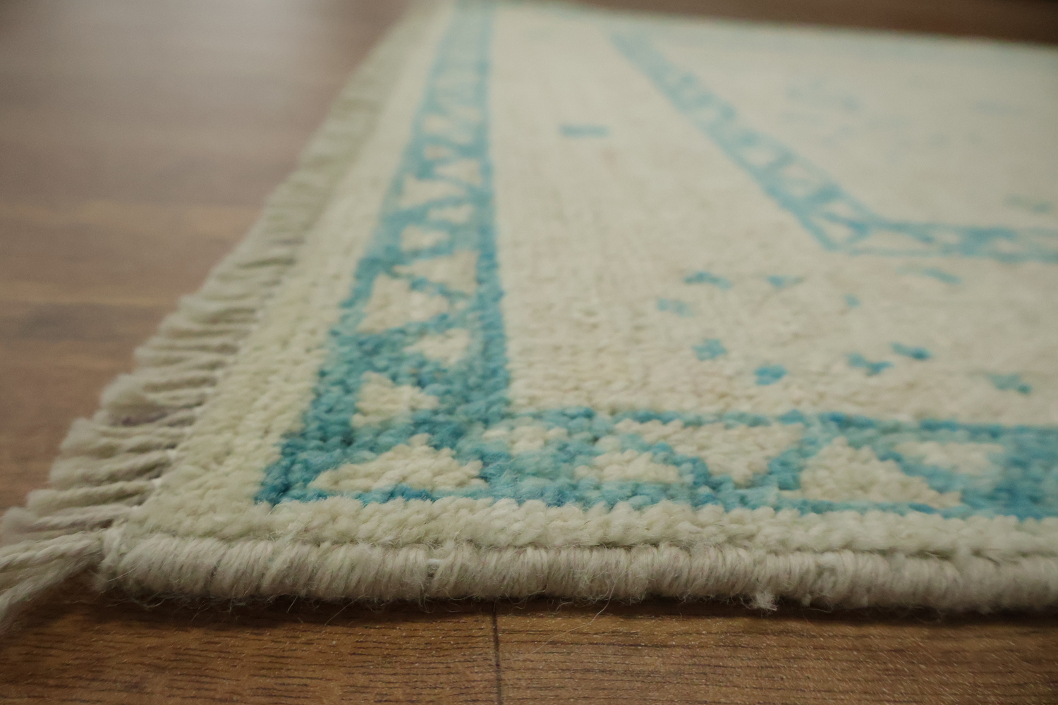 Vegetable Dye Oushak Turkish Rug 3x4