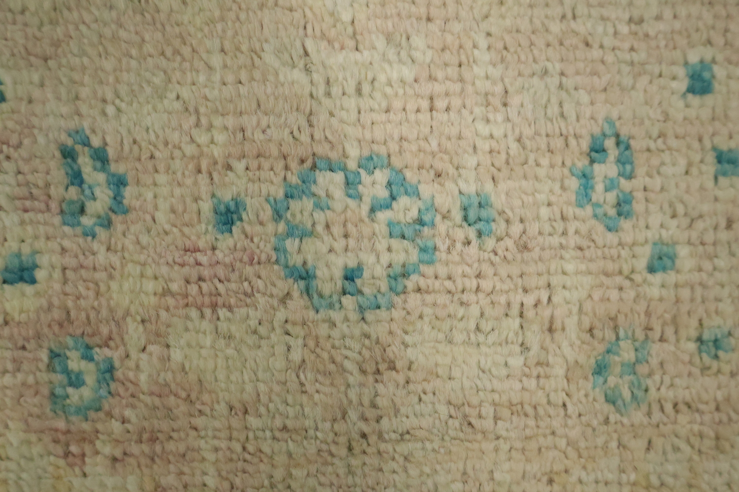 Vegetable Dye Oushak Turkish Accent Rug 3x4