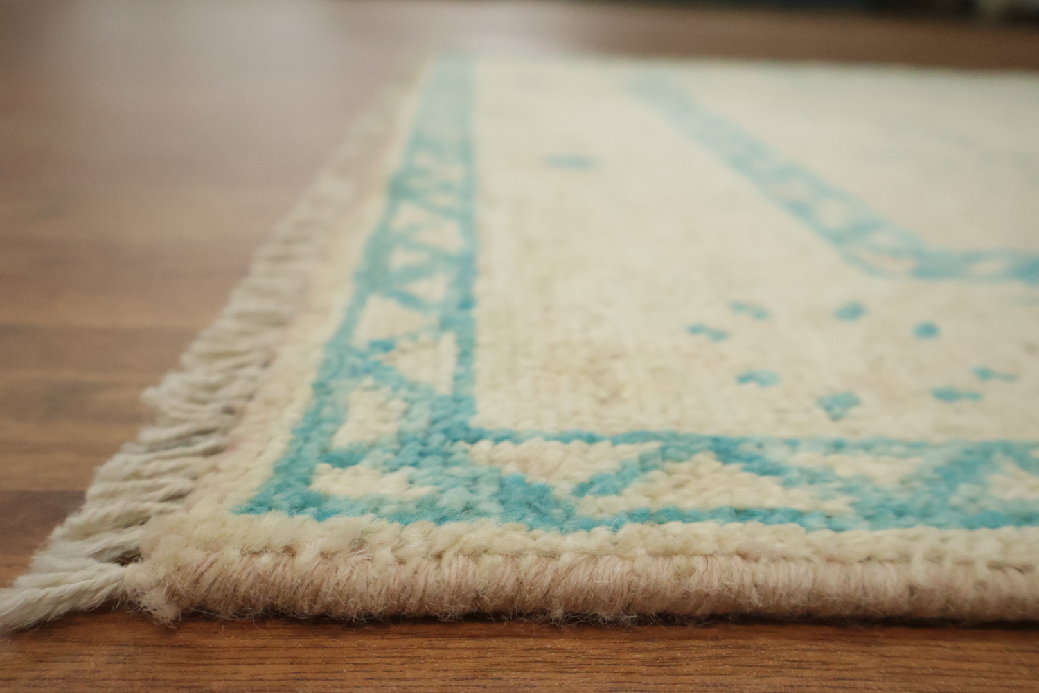 Vegetable Dye Oushak Turkish Accent Rug 3x4