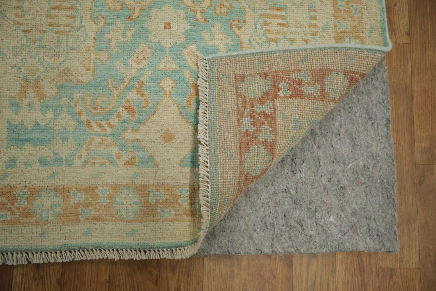 Vegetable Dye Oushak Turkish Rug 3x4