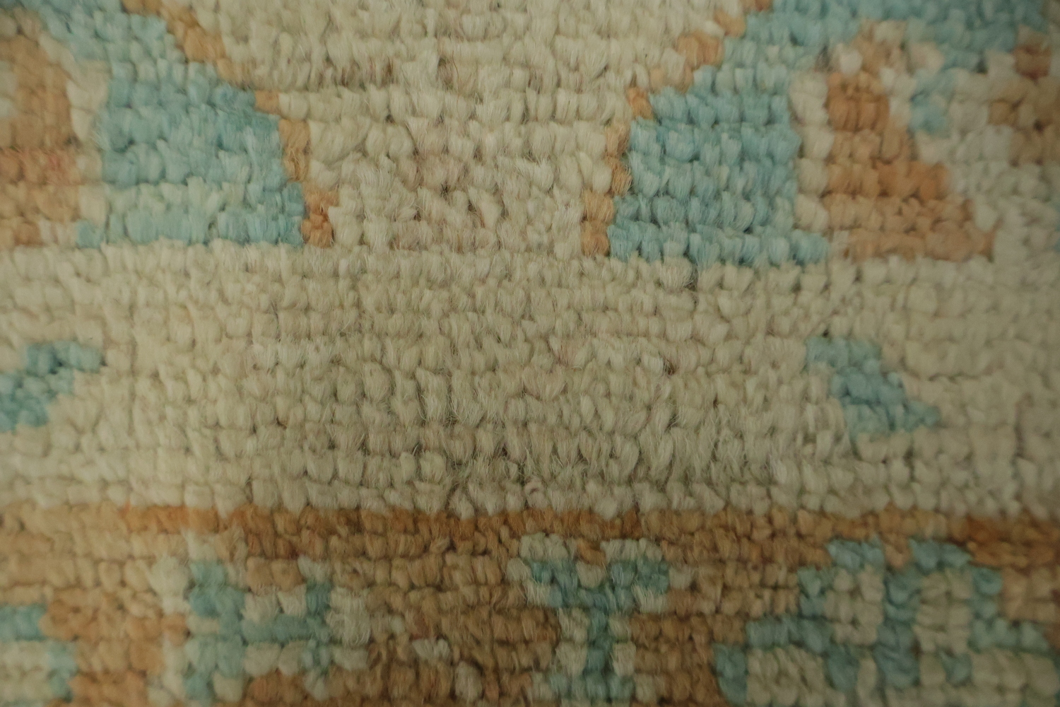 Vegetable Dye Oushak Turkish Rug 3x4