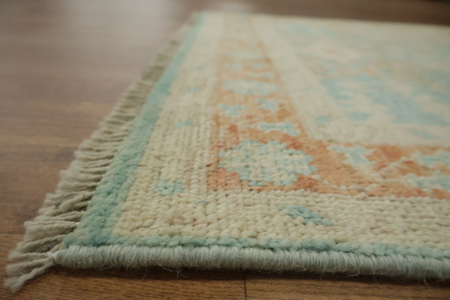 Vegetable Dye Oushak Turkish Rug 3x4