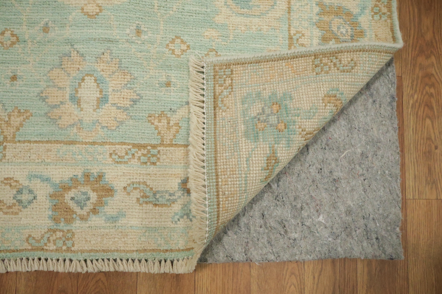 Vegetable Dye Oushak Turkish Accent Rug 3x4