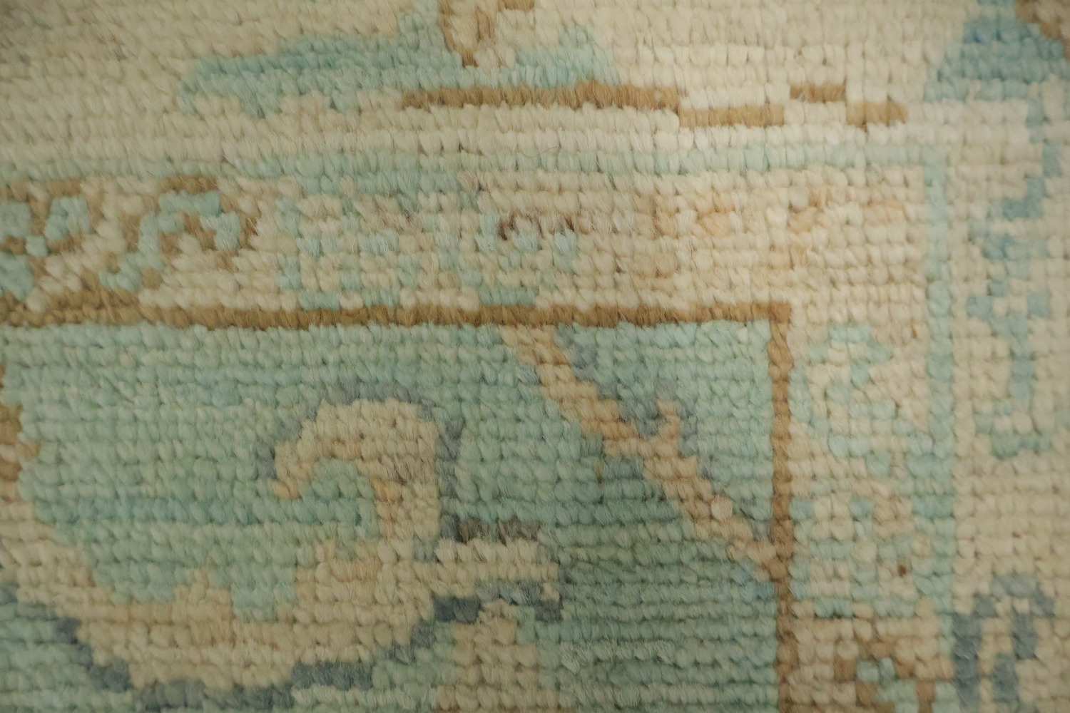 Vegetable Dye Oushak Turkish Accent Rug 3x4
