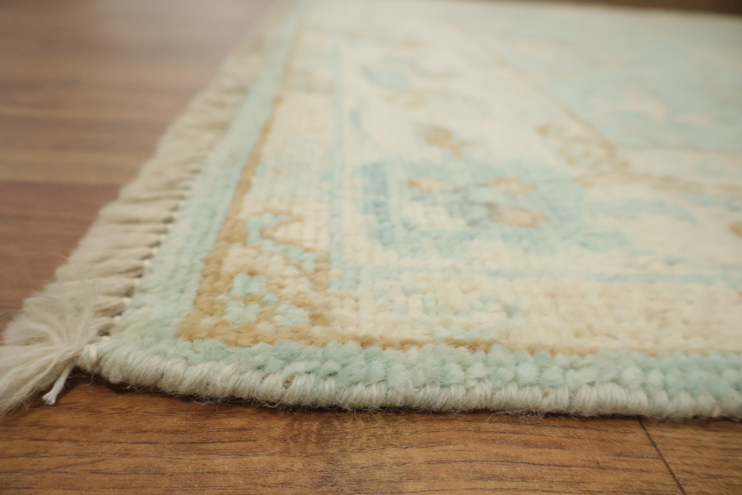 Vegetable Dye Oushak Turkish Accent Rug 3x4