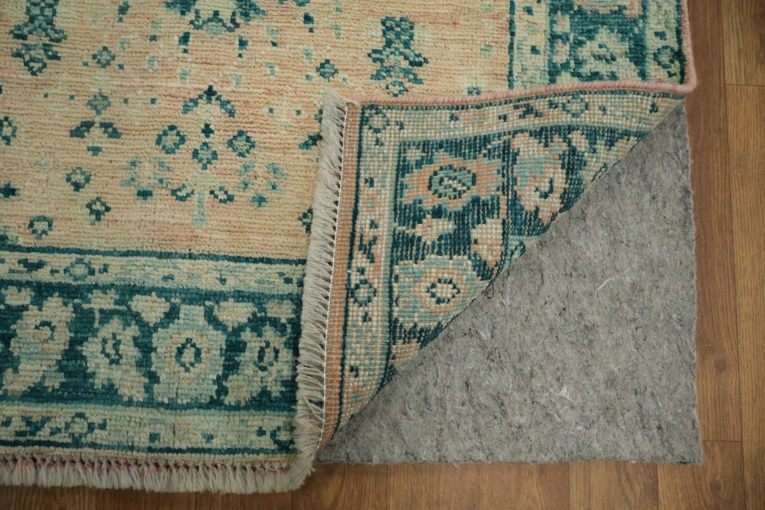 Vegetable Dye Oushak Turkish Rug 3x4