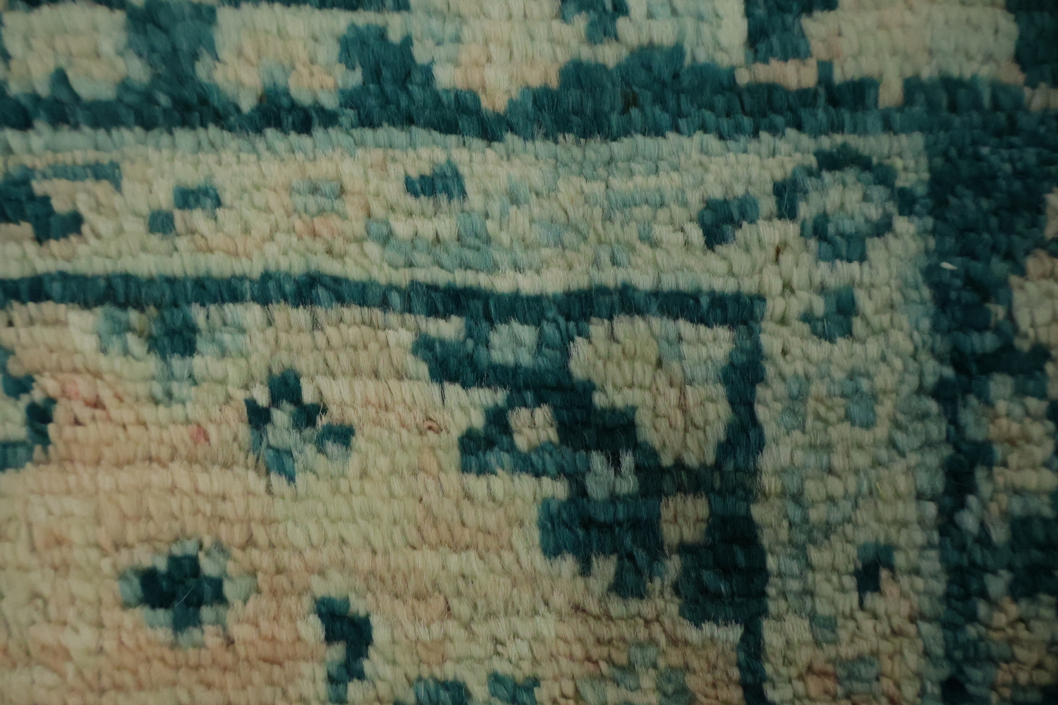 Vegetable Dye Oushak Turkish Rug 3x4