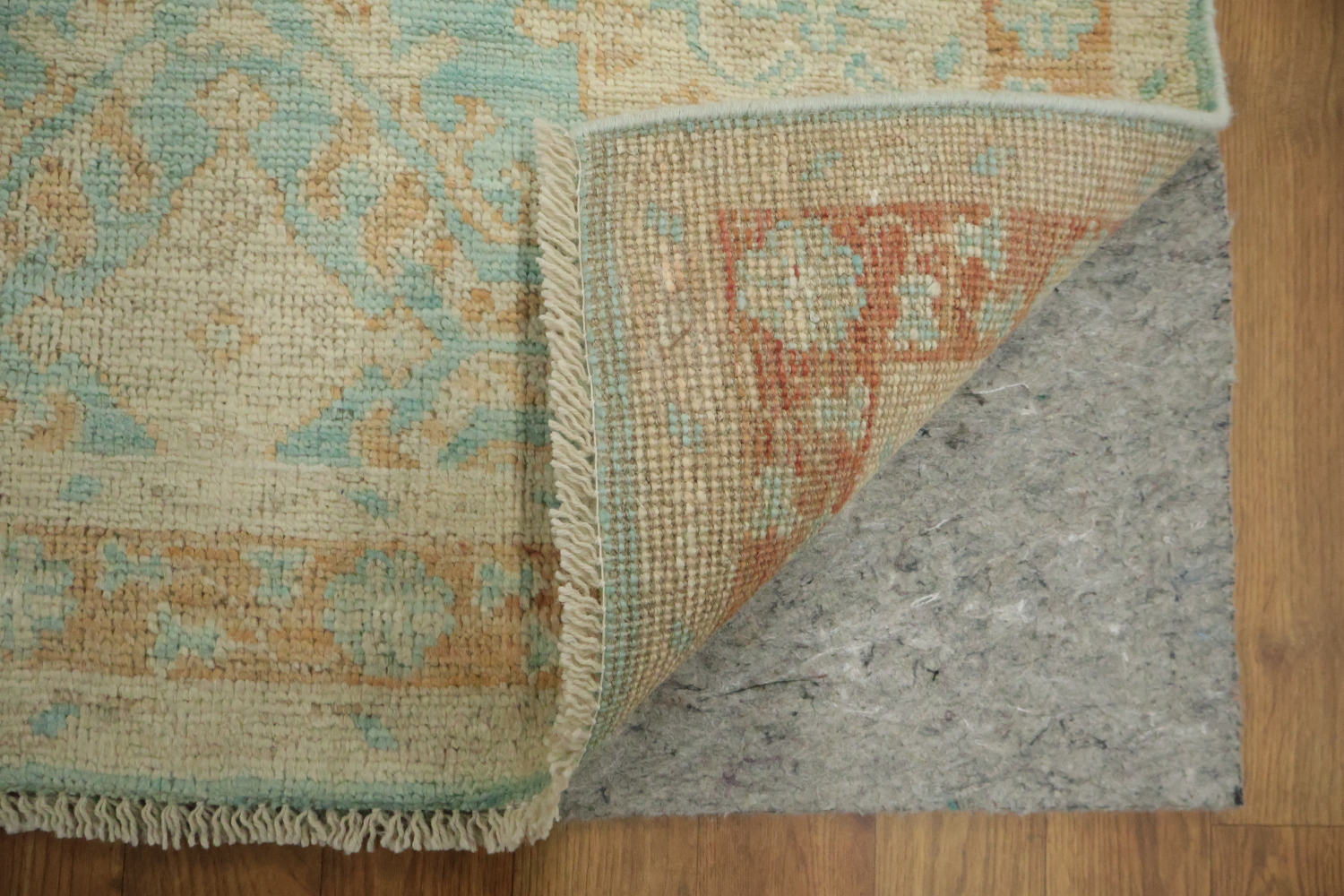 Vegetable Dye Oushak Turkish Rug 3x4