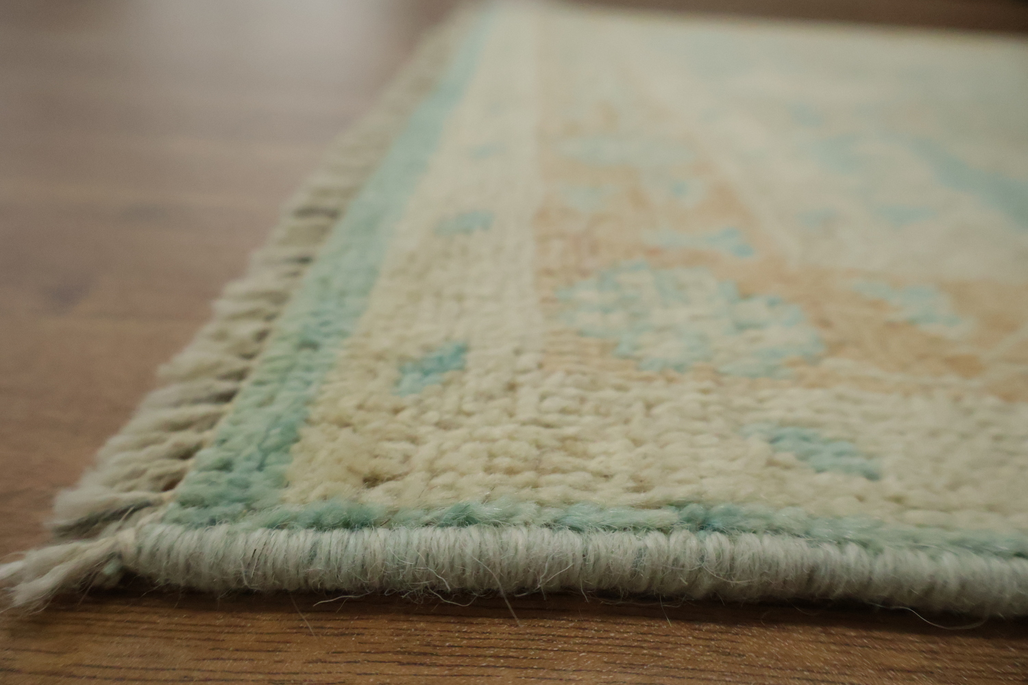 Vegetable Dye Oushak Turkish Rug 3x4