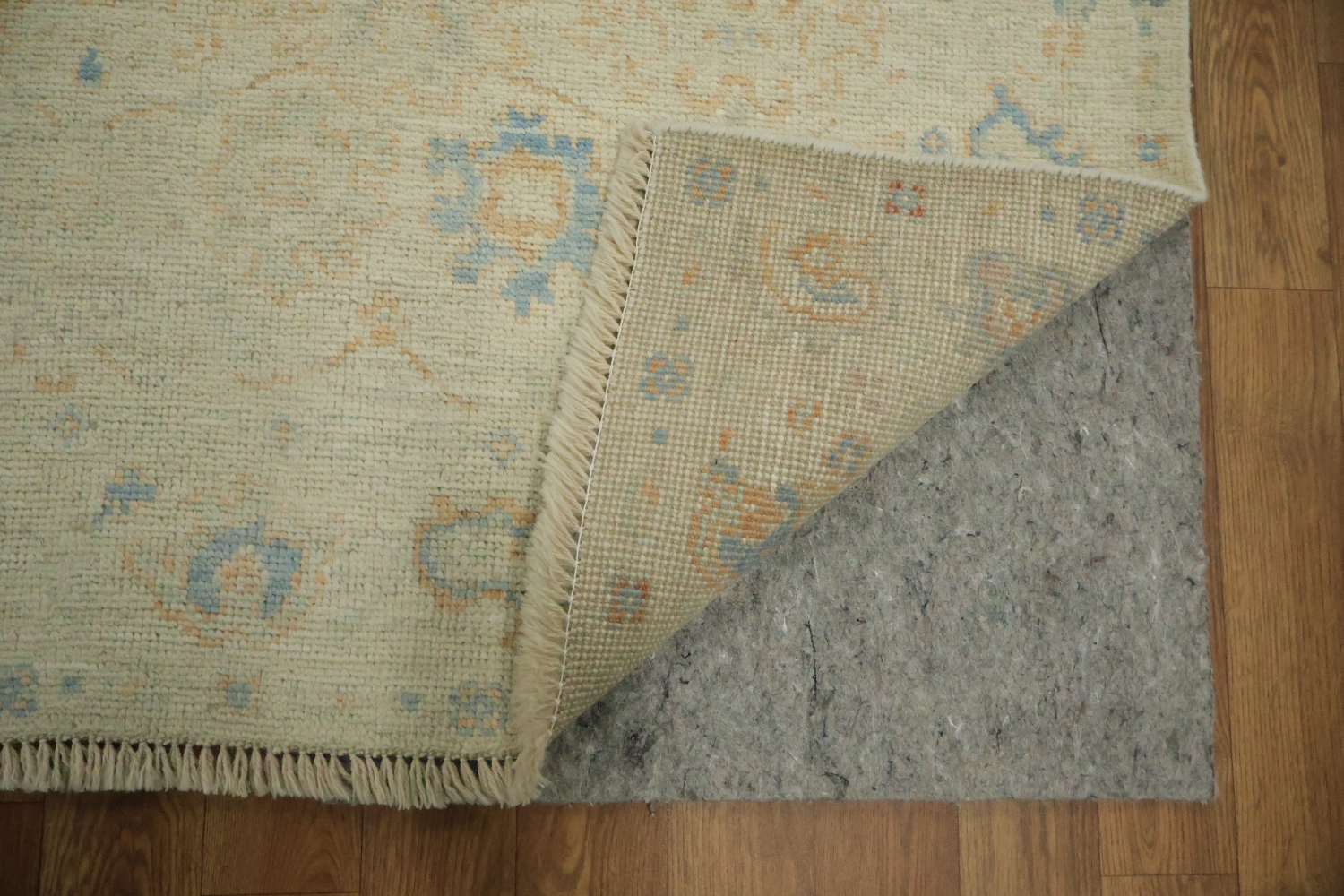 Vegetable Dye Oushak Turkish Accent Rug 3x4