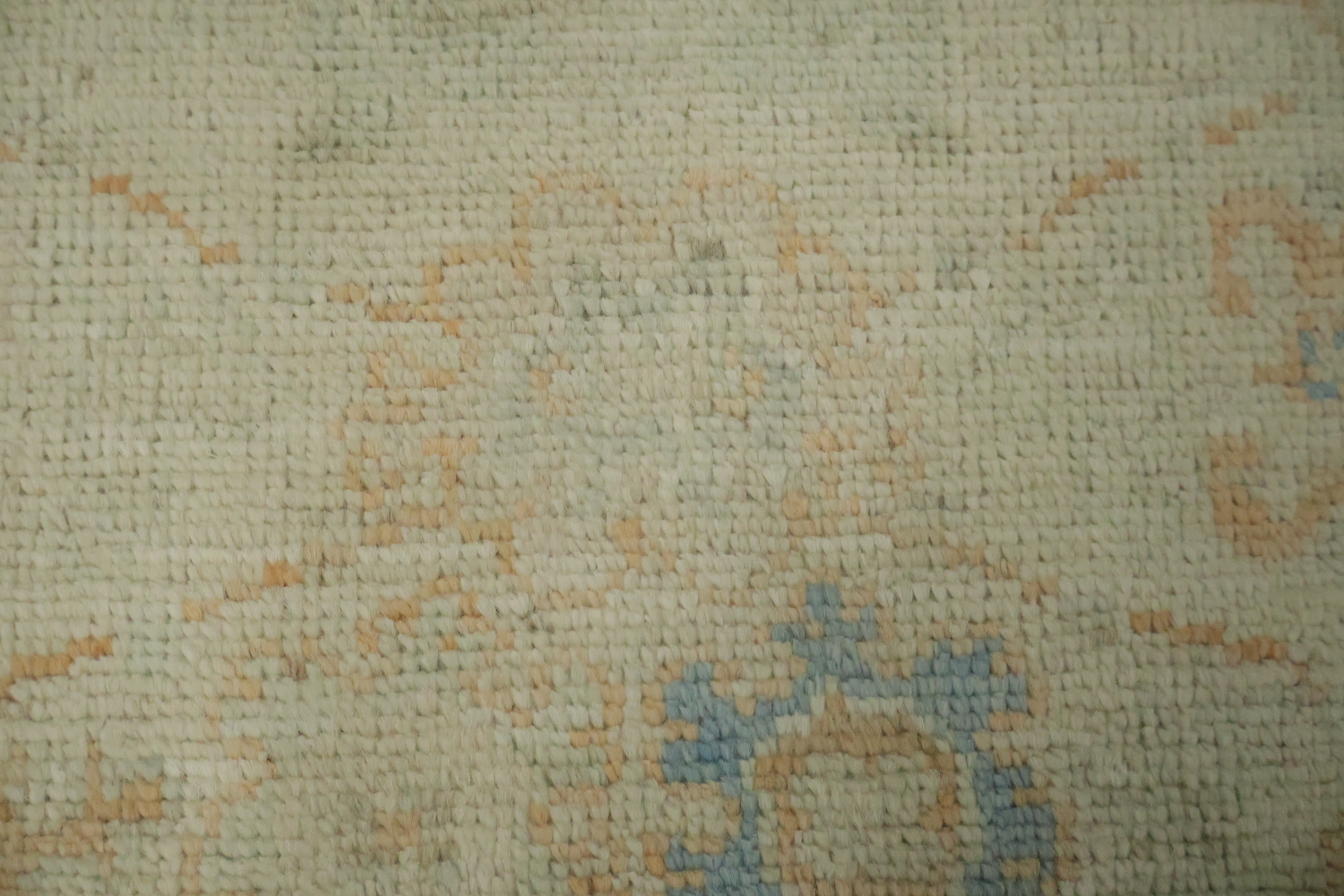 Vegetable Dye Oushak Turkish Accent Rug 3x4
