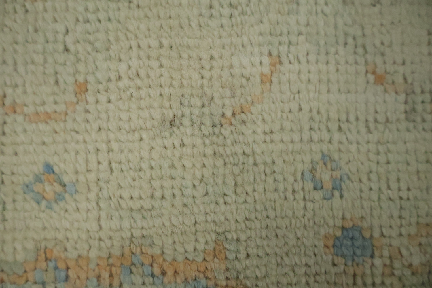 Vegetable Dye Oushak Turkish Accent Rug 3x4