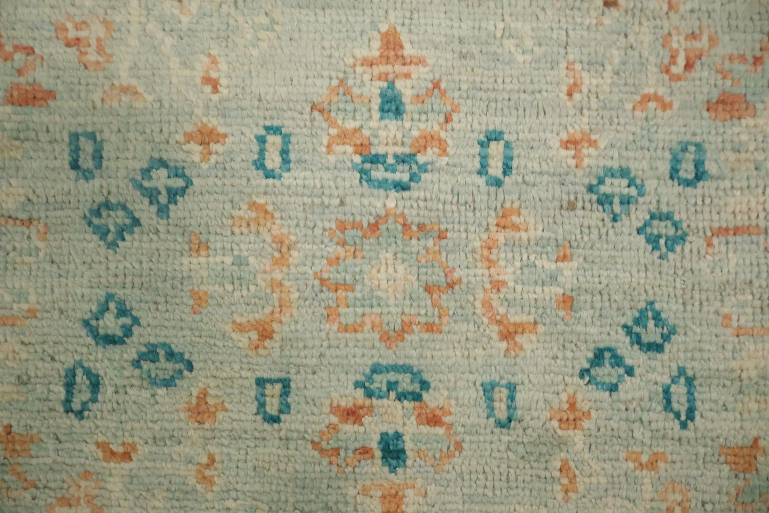 Vegetable Dye Oushak Turkish Foyer Rug 3x4