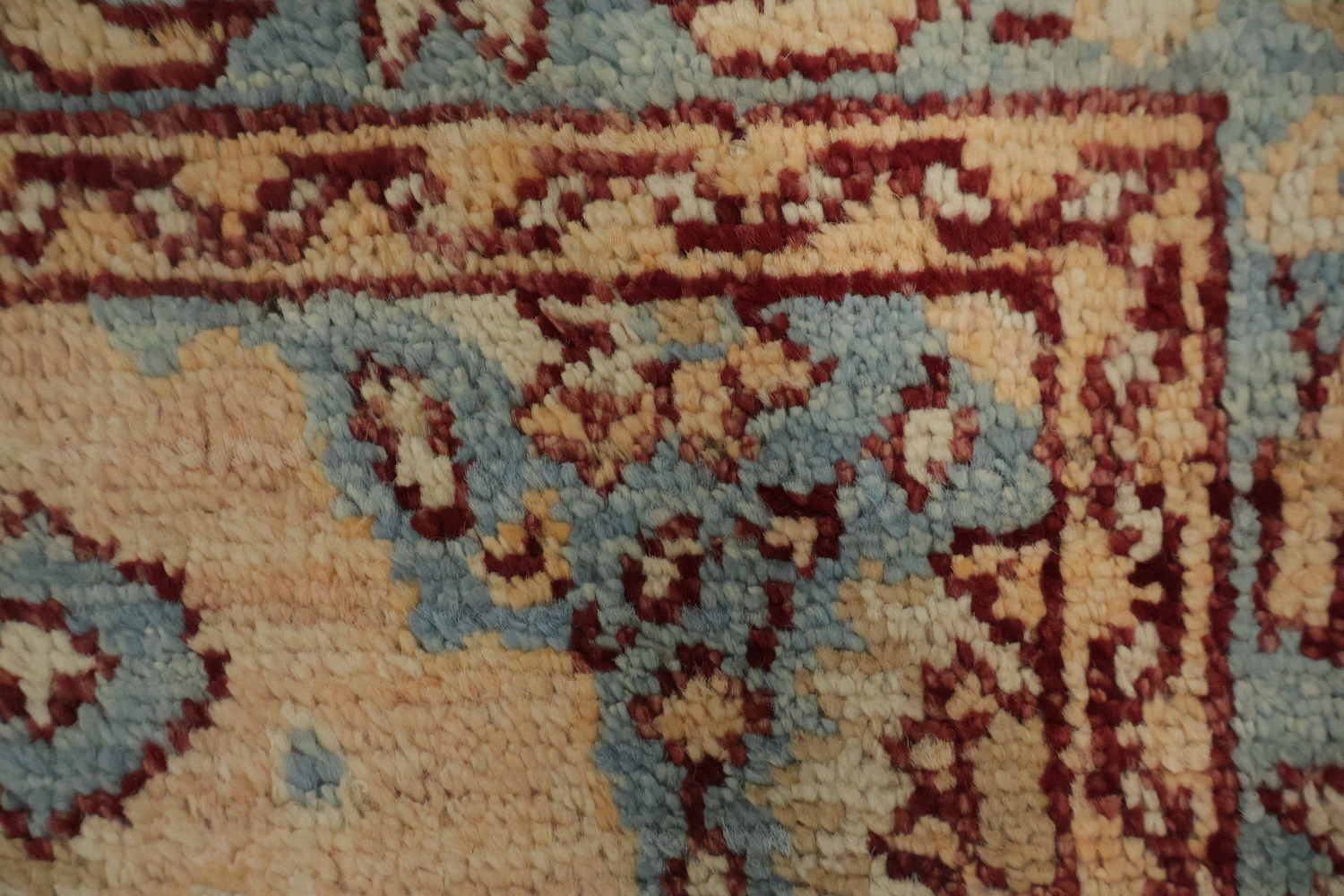 Vegetable Dye Oushak Turkish Accent Rug 3x4