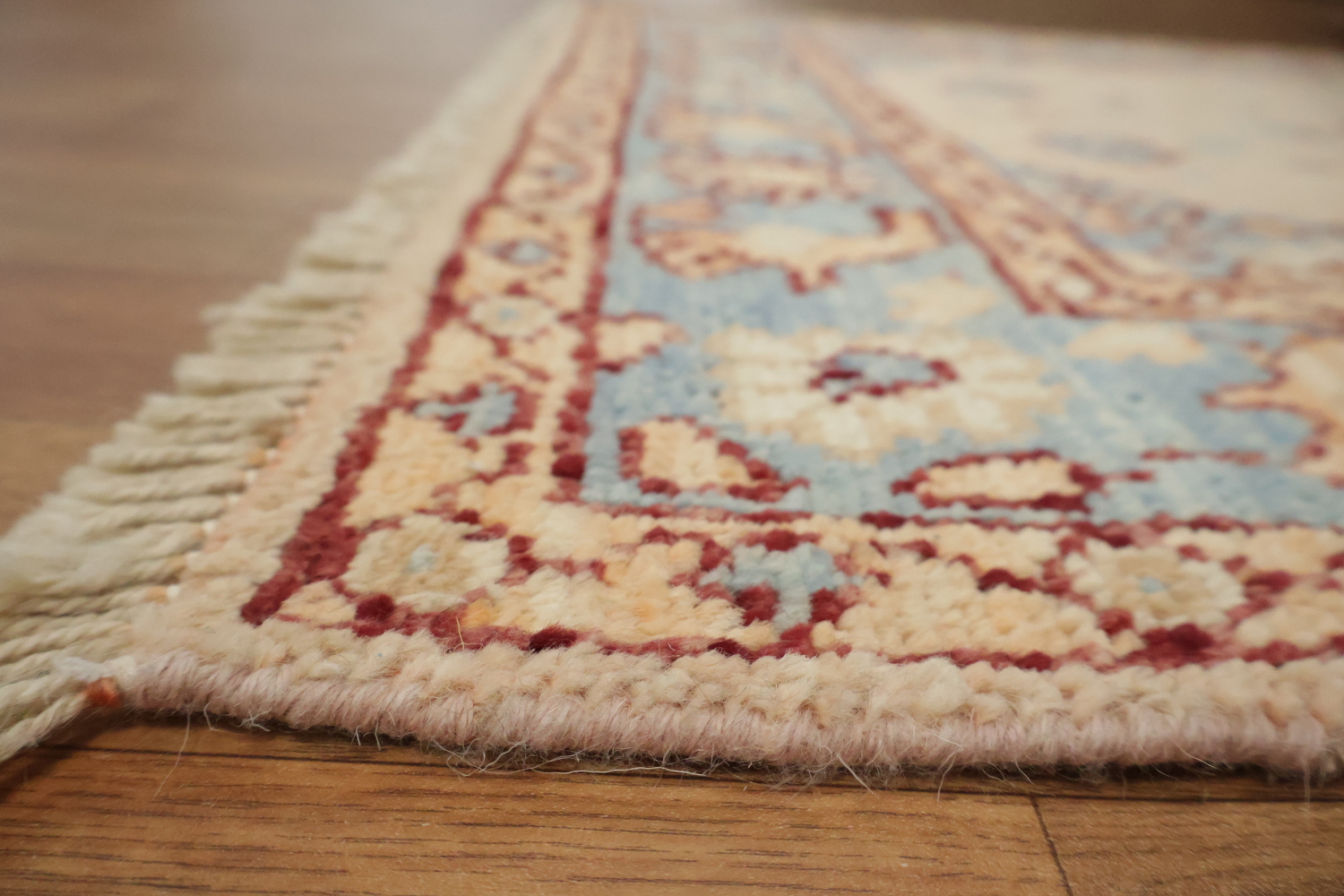 Vegetable Dye Oushak Turkish Accent Rug 3x4