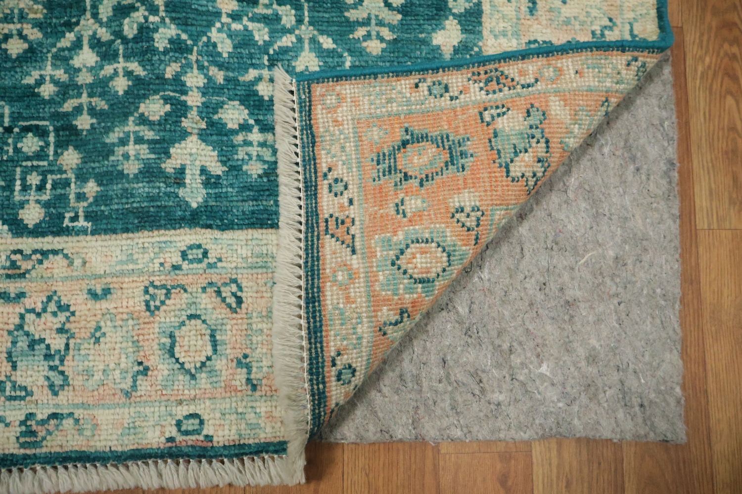 Vegetable Dye Oushak Turkish Foyer Rug 3x4