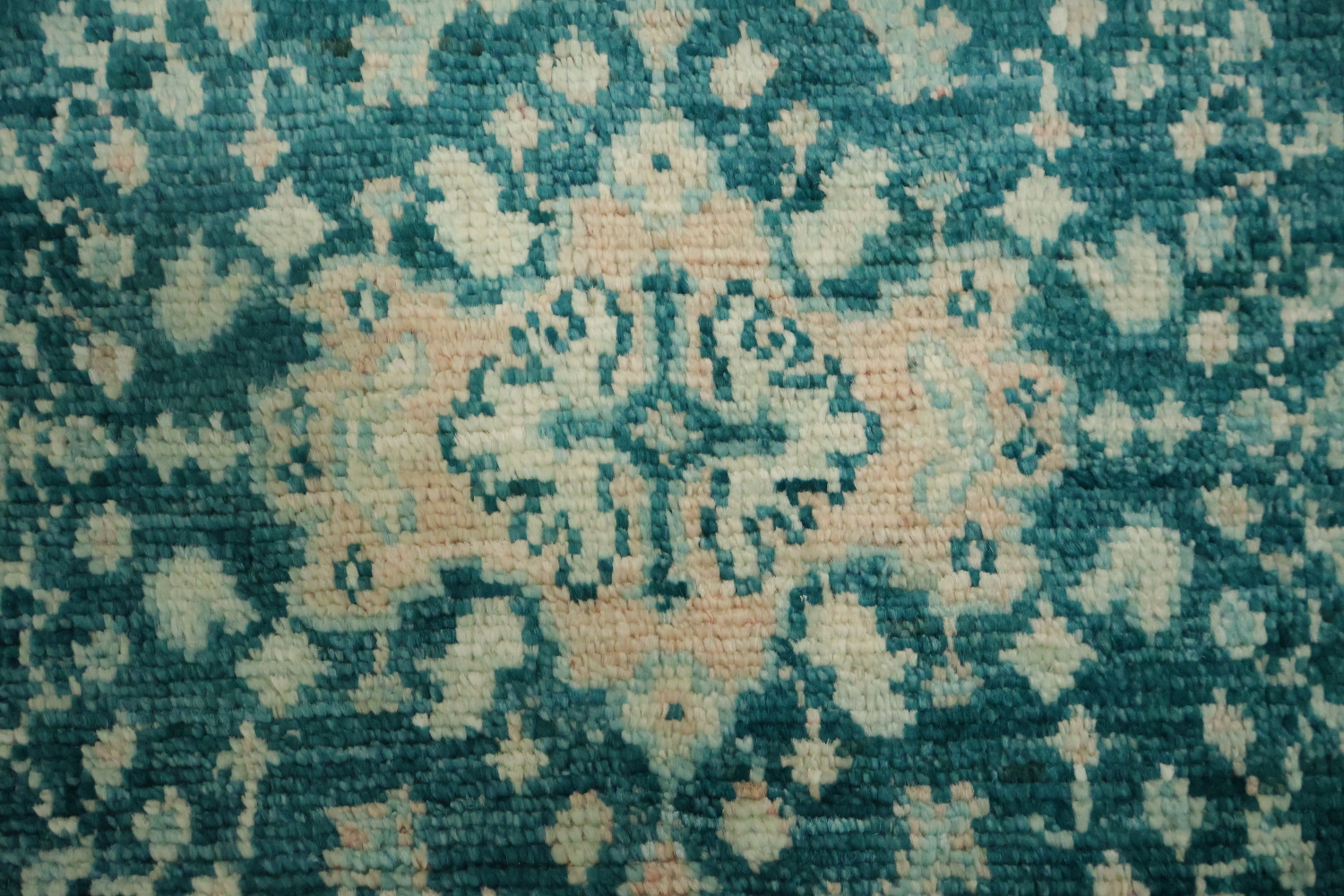 Vegetable Dye Oushak Turkish Foyer Rug 3x4