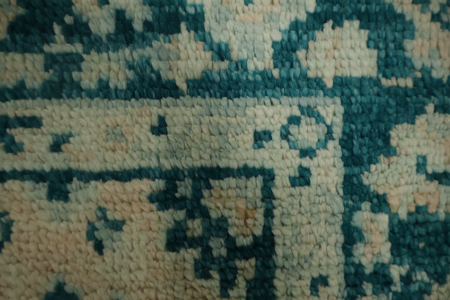 Vegetable Dye Oushak Turkish Accent Rug 3x4