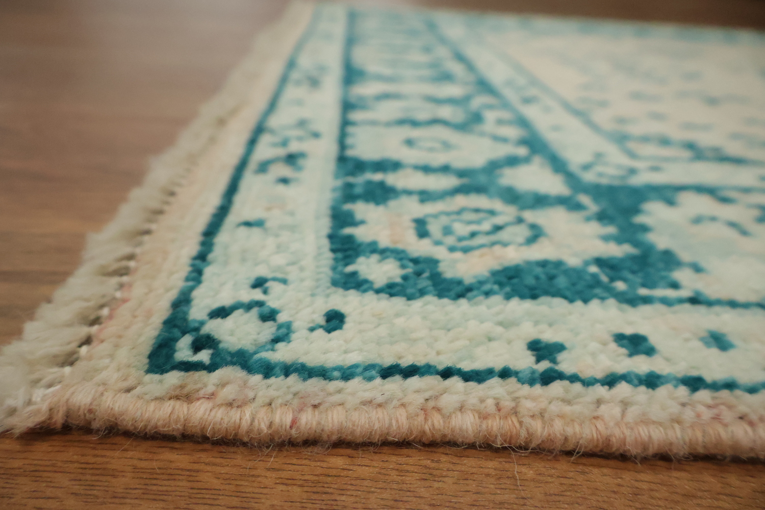 Vegetable Dye Oushak Turkish Accent Rug 3x4