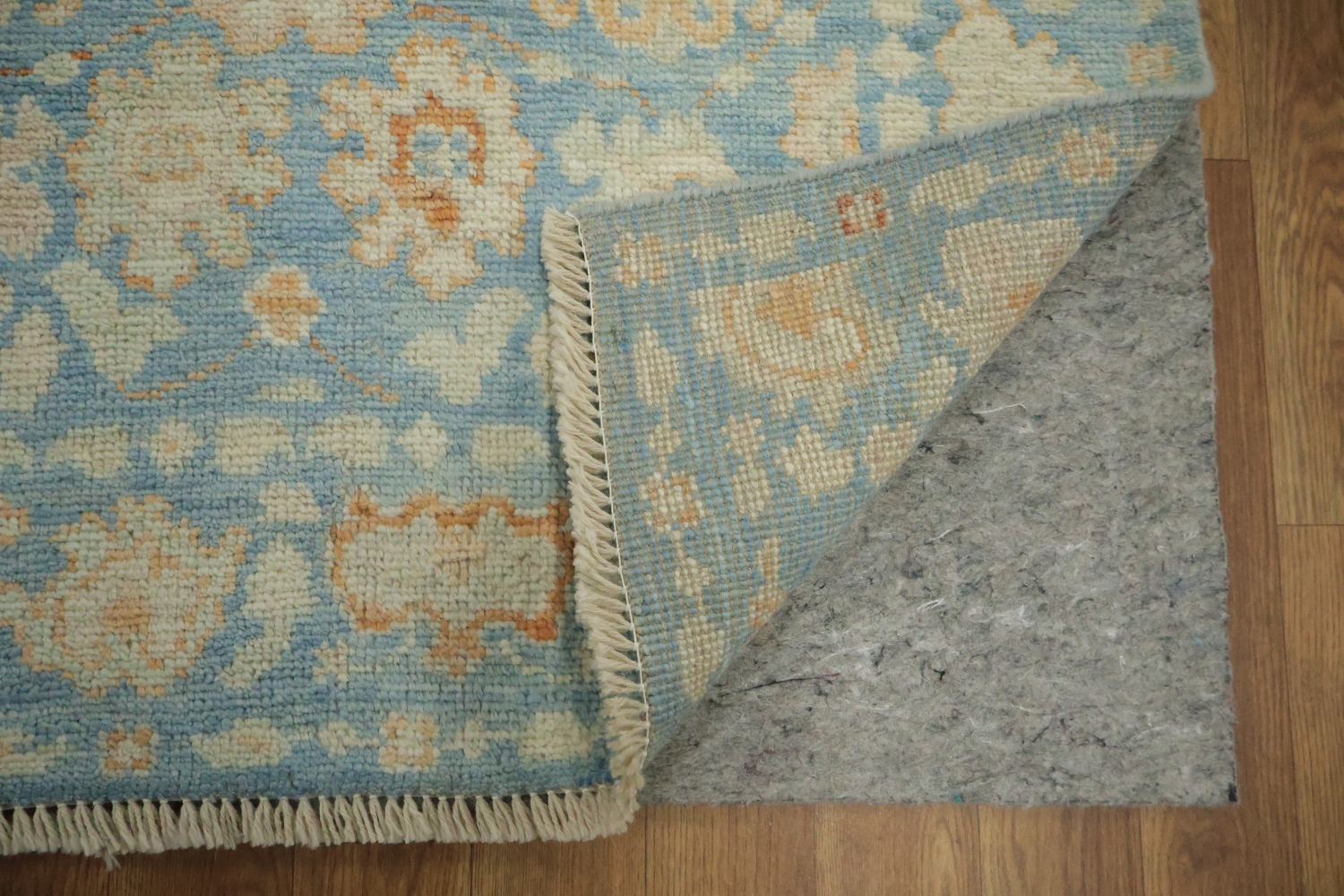 Vegetable Dye Oushak Turkish Accent Rug 3x4