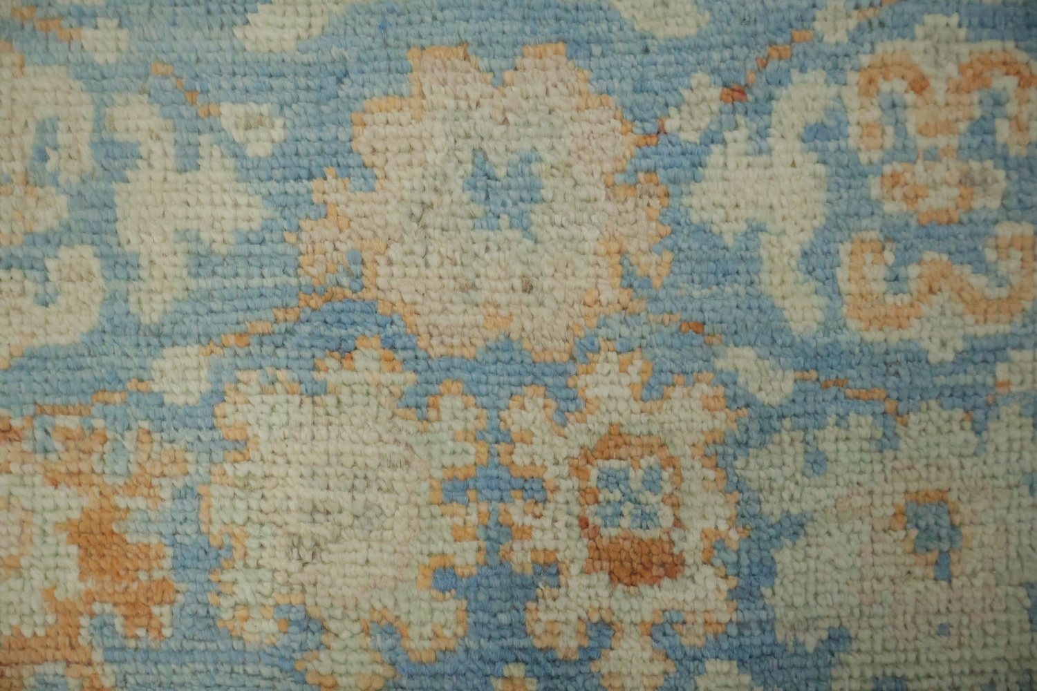 Vegetable Dye Oushak Turkish Accent Rug 3x4