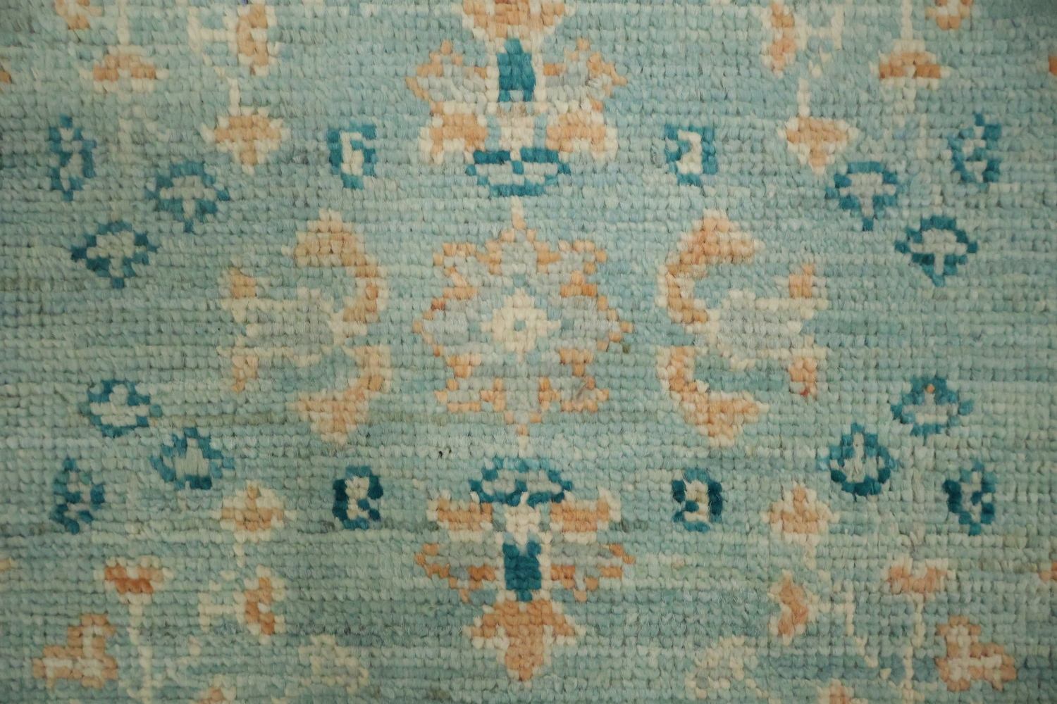Vegetable Dye Oushak Turkish Foyer Rug 3x4