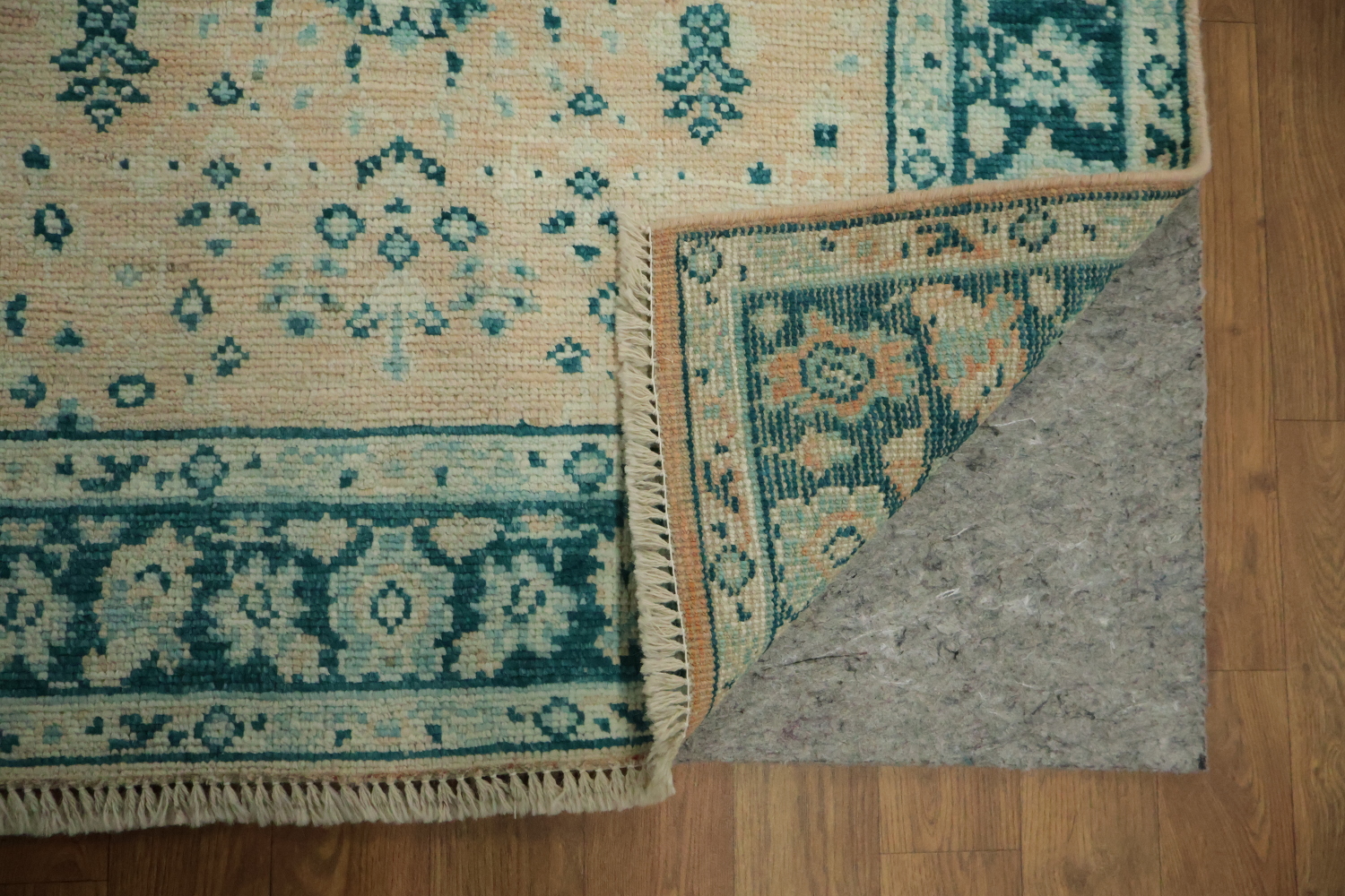 Vegetable Dye Oushak Turkish Accent Rug 3x4