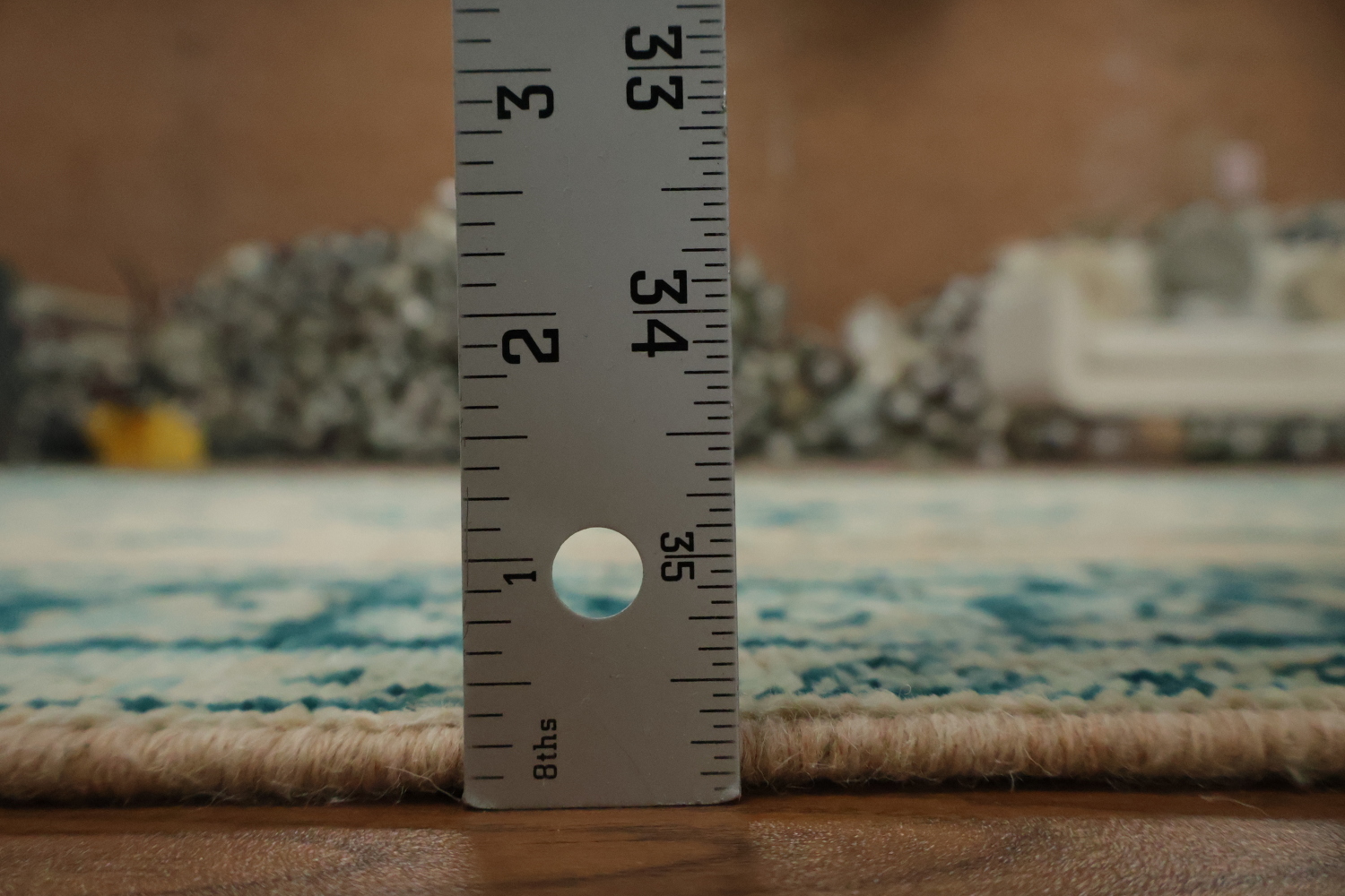 Vegetable Dye Oushak Turkish Accent Rug 3x4