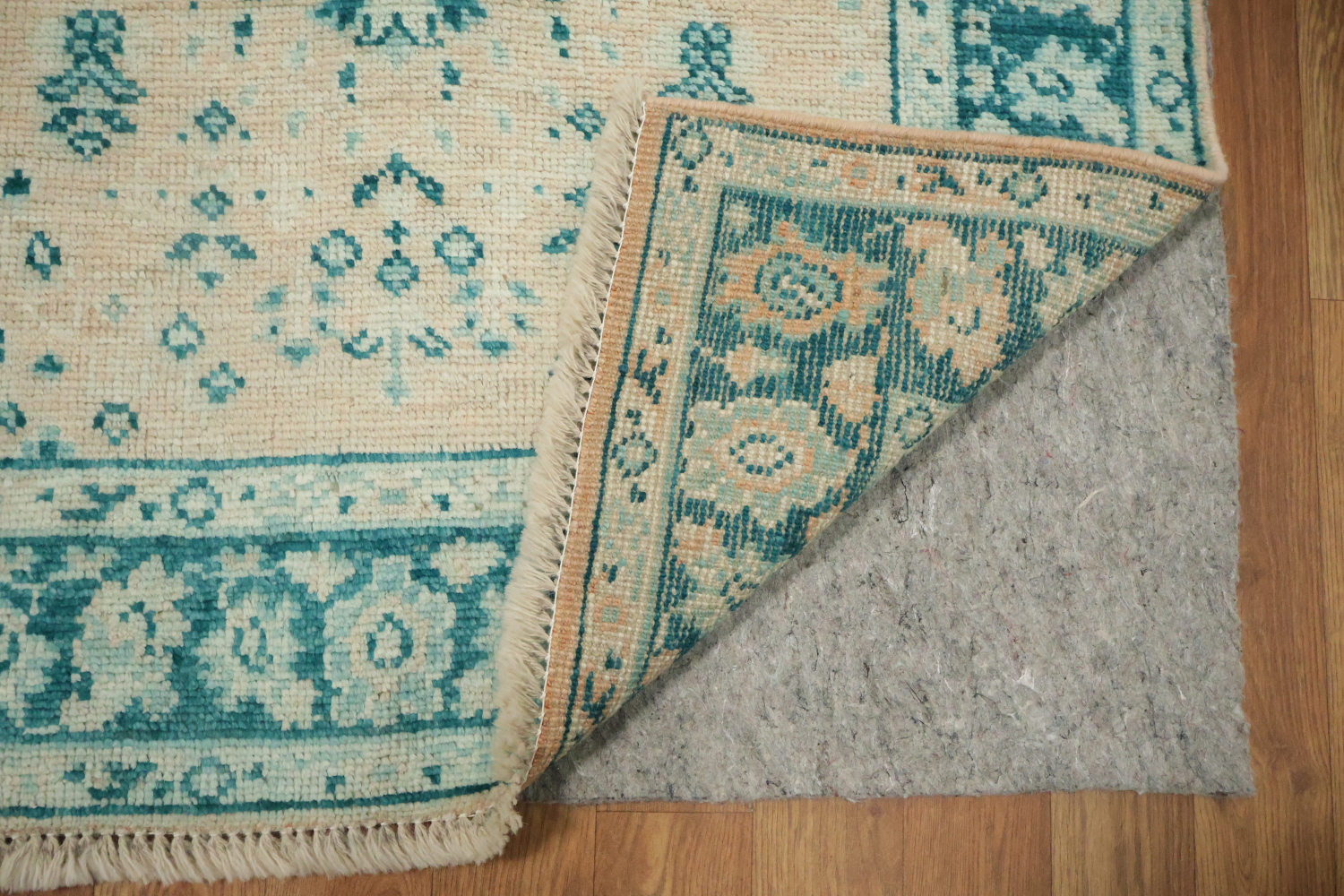 Vegetable Dye Oushak Turkish Accent Rug 3x4
