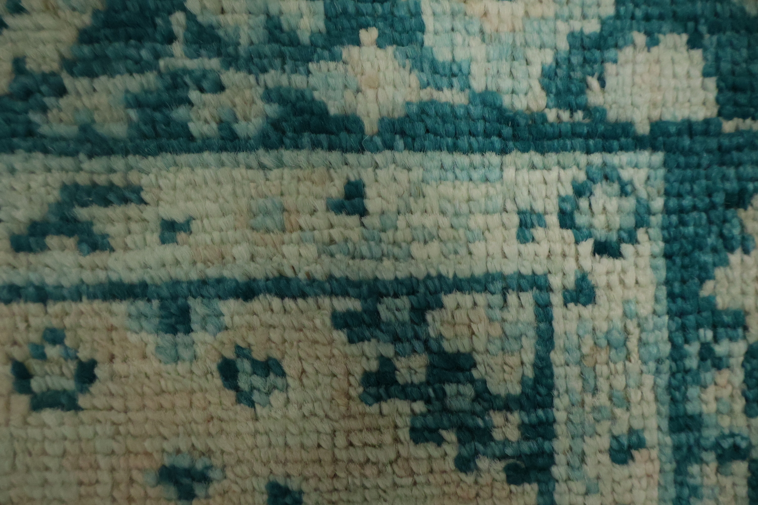 Vegetable Dye Oushak Turkish Accent Rug 3x4