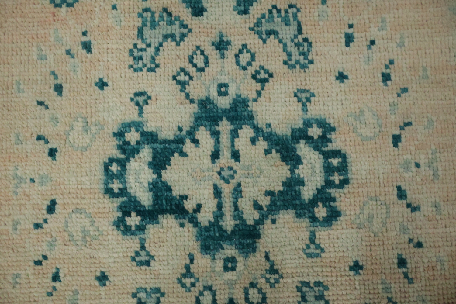Vegetable Dye Oushak Turkish Foyer Rug 3x4