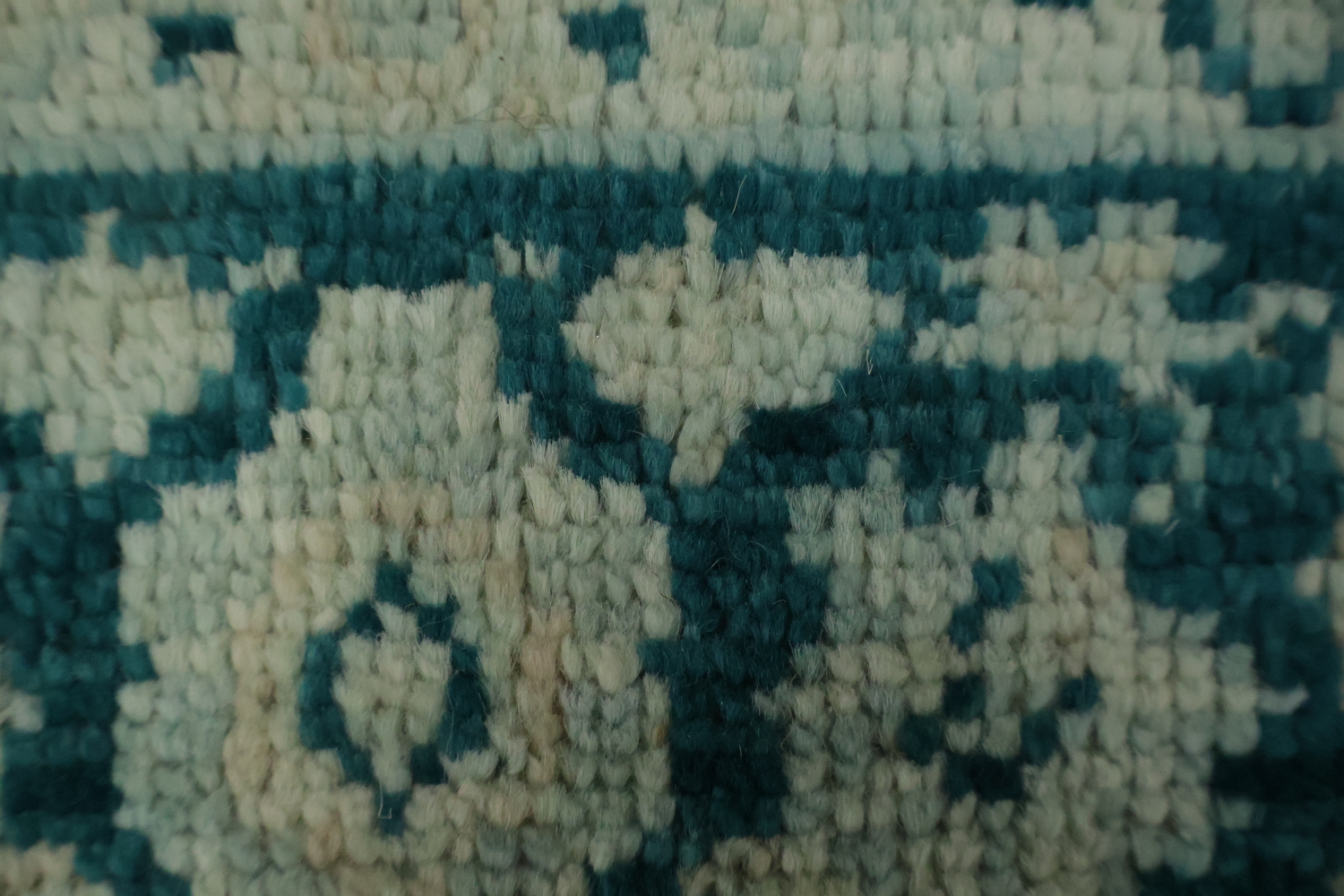 Vegetable Dye Oushak Turkish Foyer Rug 3x4