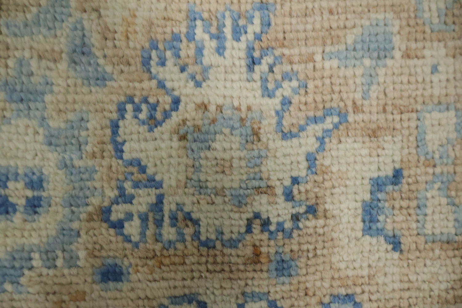 Vegetable Dye Oushak Turkish Foyer Rug 3x4
