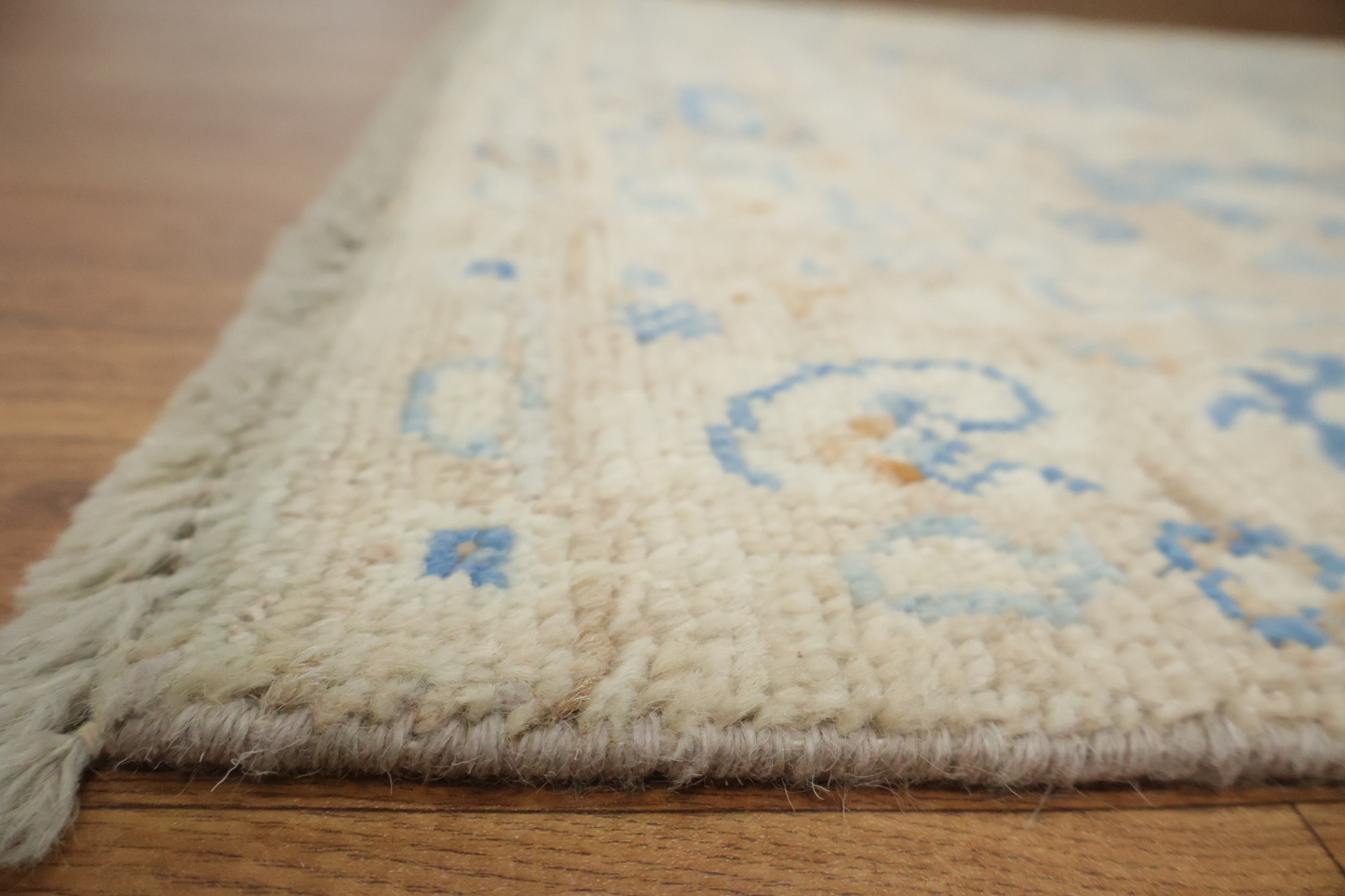 Vegetable Dye Oushak Turkish Foyer Rug 3x4
