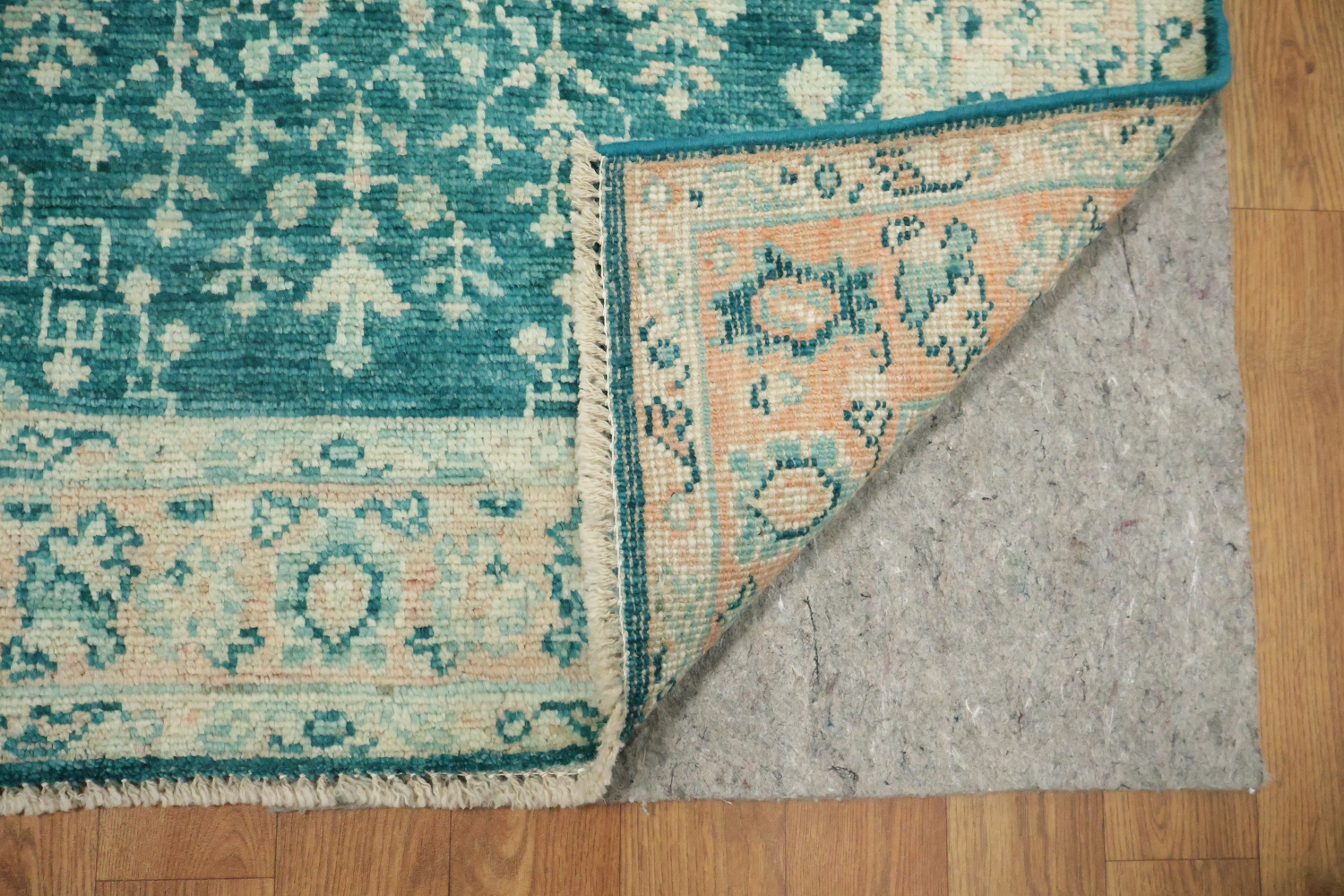 Vegetable Dye Oushak Turkish Accent Rug 3x4