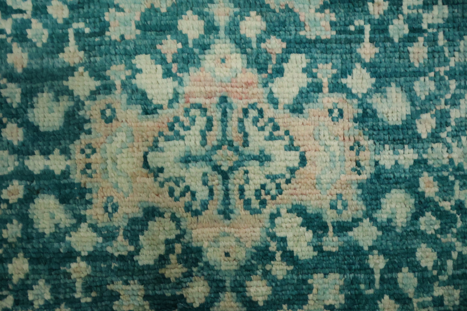 Vegetable Dye Oushak Turkish Accent Rug 3x4
