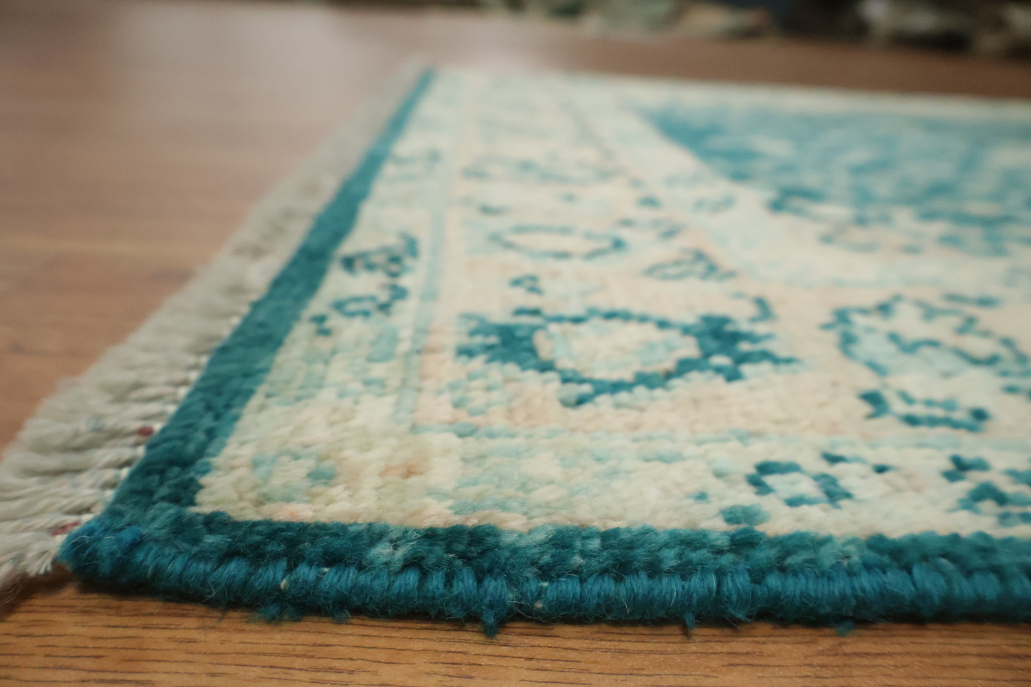 Vegetable Dye Oushak Turkish Accent Rug 3x4