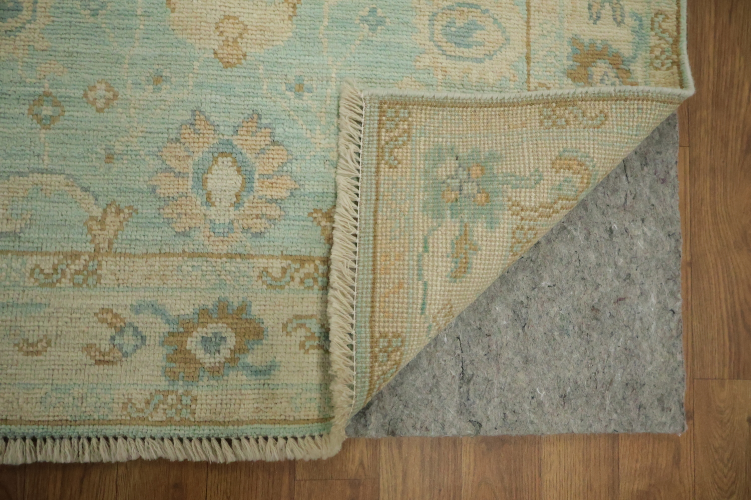 Vegetable Dye Oushak Turkish Accent Rug 3x4