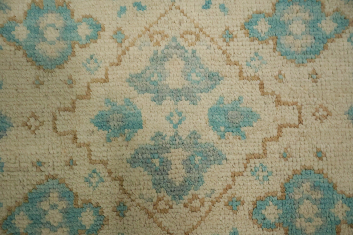 Vegetable Dye Oushak Turkish Foyer Rug 3x4