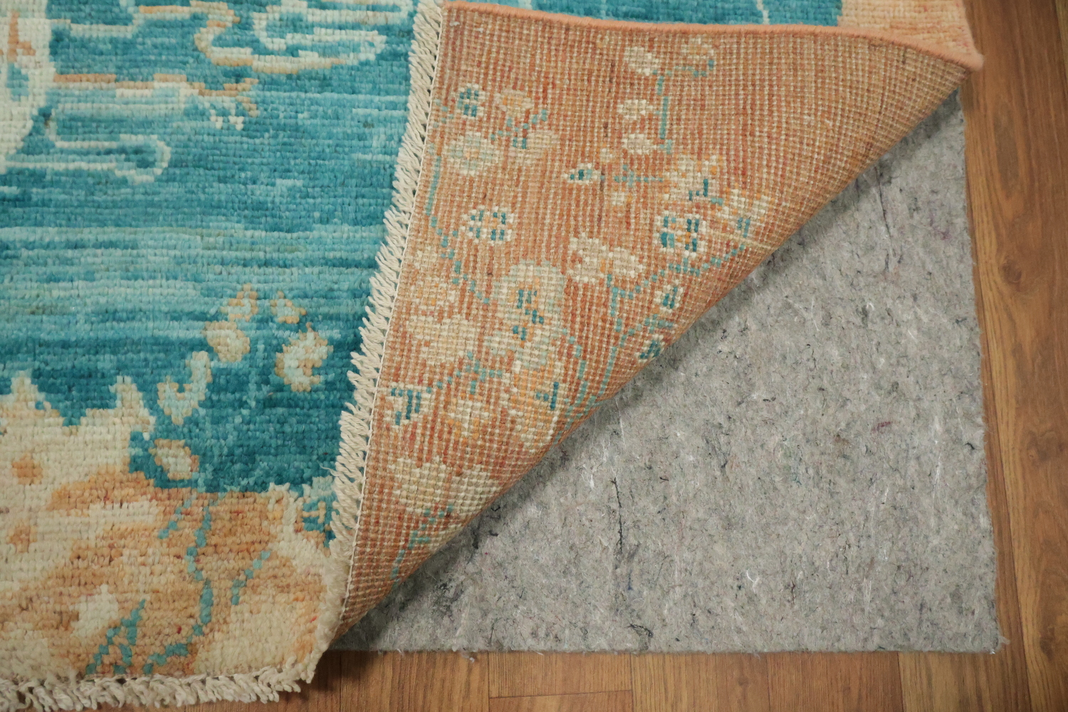 Animal Pictorial Oushak Vegetable Dye Accent Rug 3x4