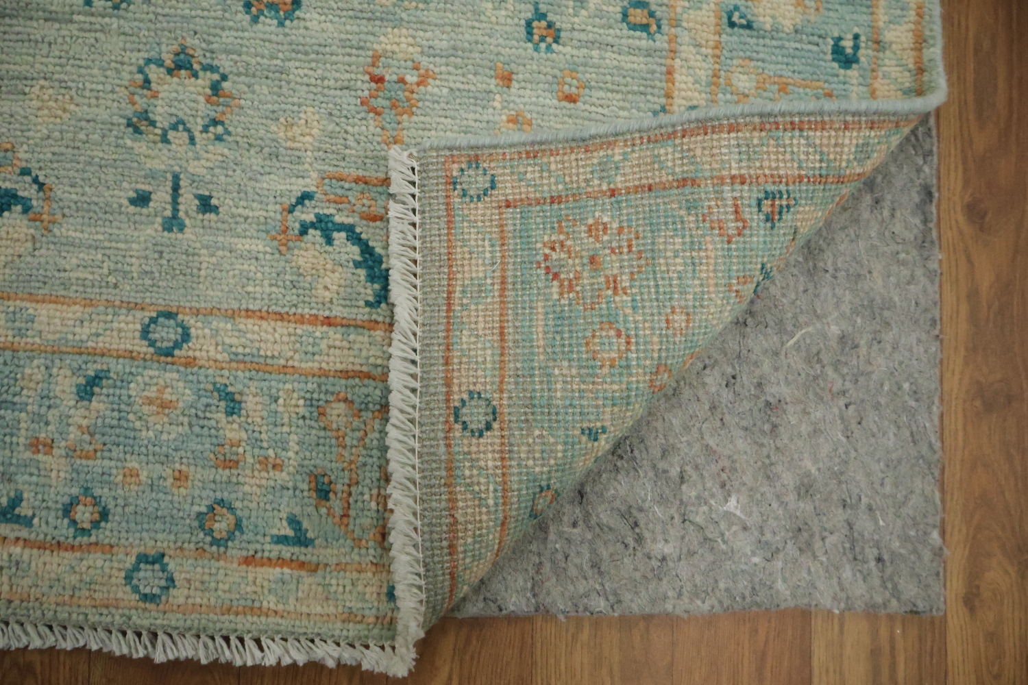 Vegetable Dye Oushak Turkish Accent Rug 3x4