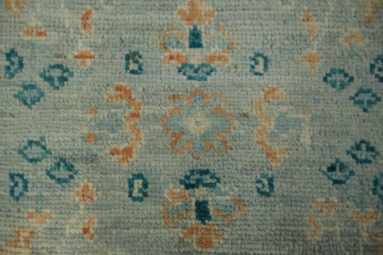 Vegetable Dye Oushak Turkish Accent Rug 3x4