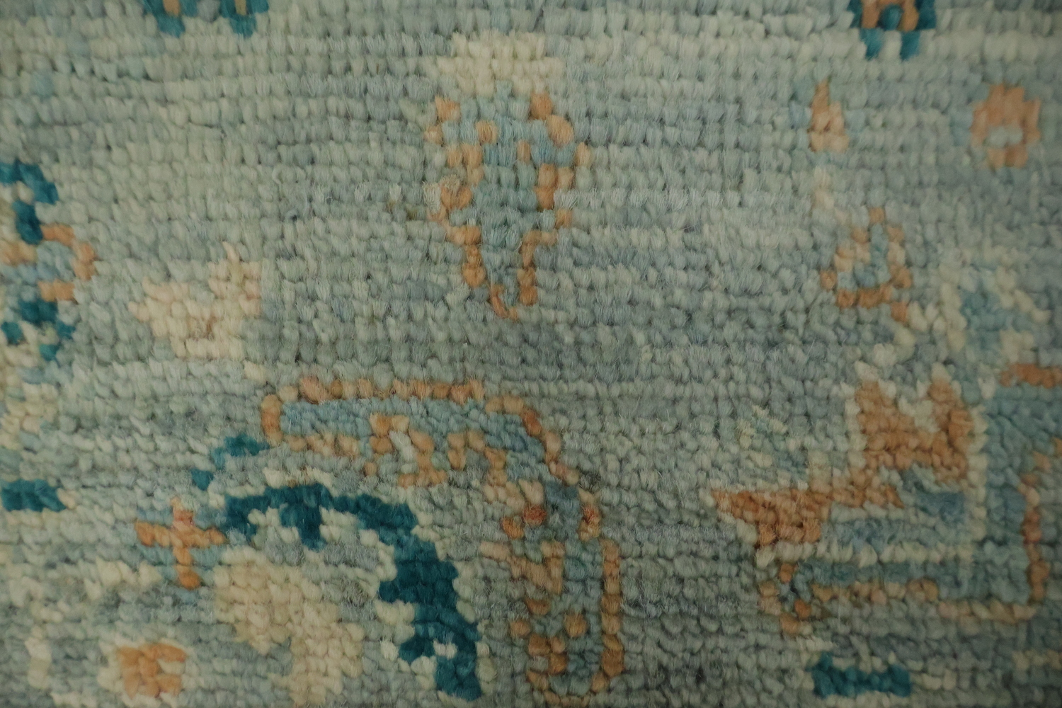 Vegetable Dye Oushak Turkish Accent Rug 3x4