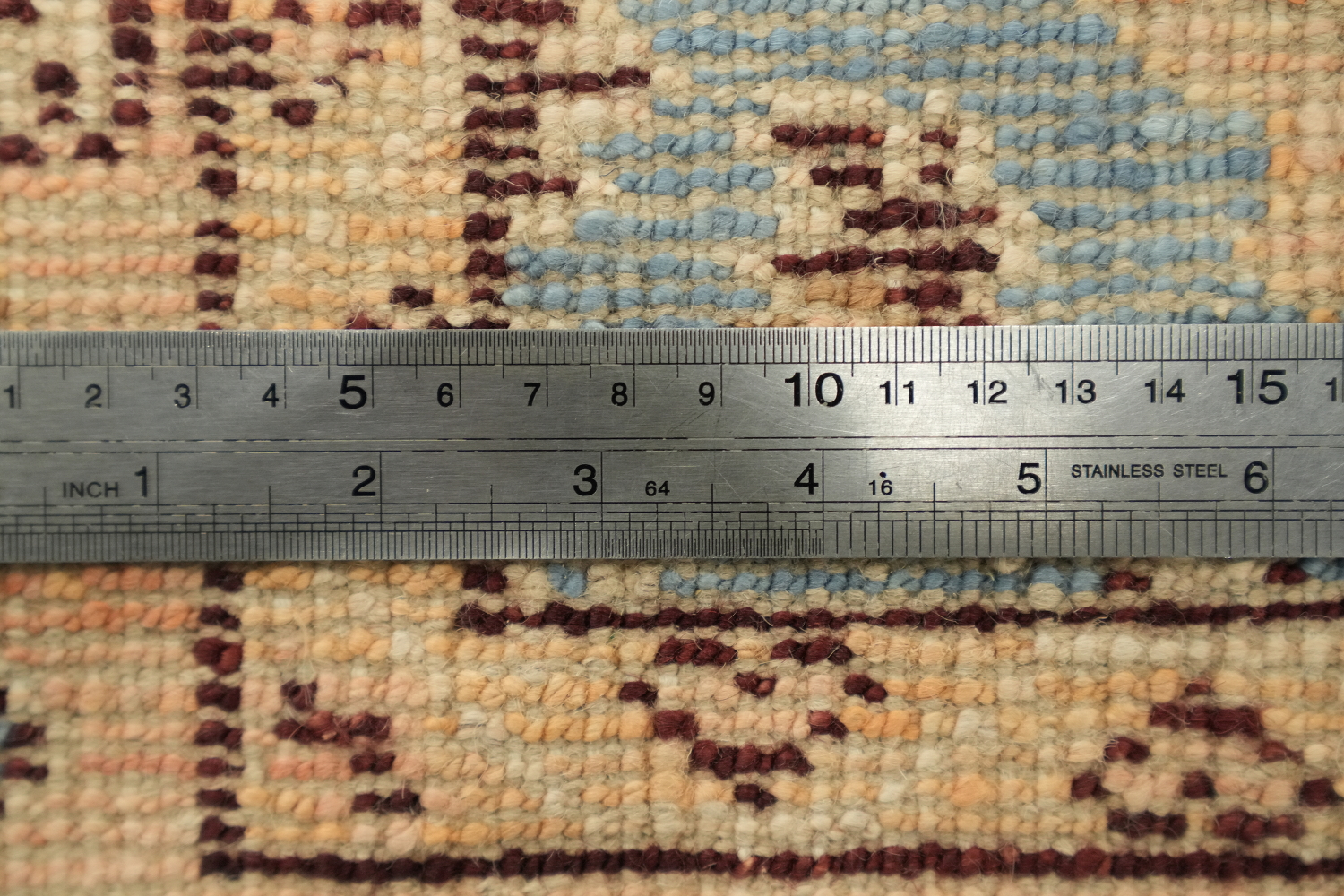 Vegetable Dye Oushak Turkish Foyer Rug 2x4