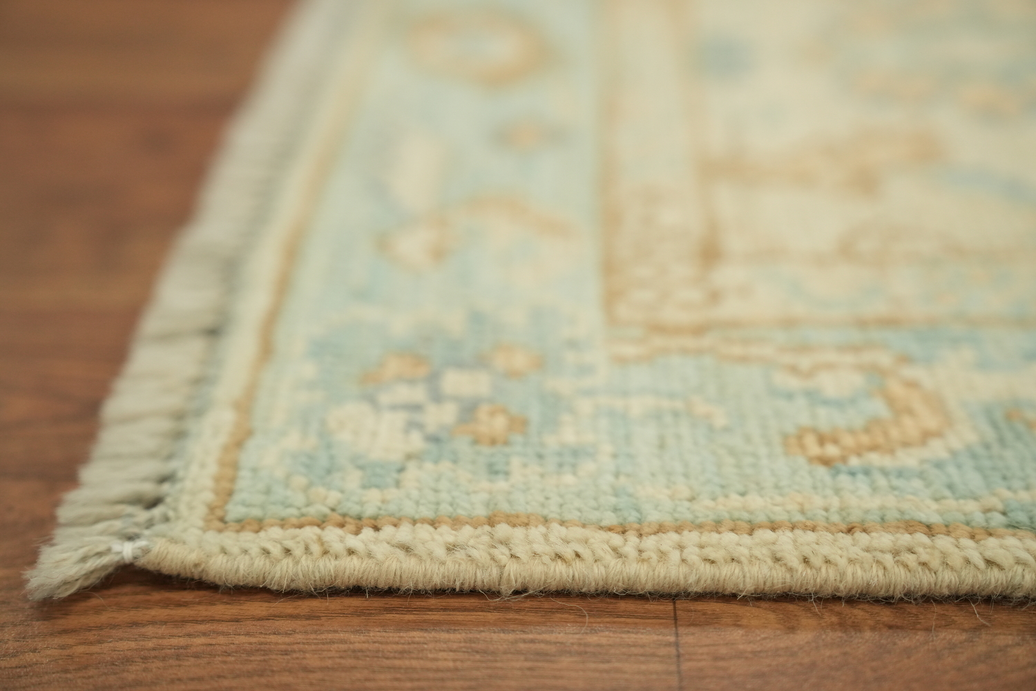 Wool Oushak Vegetable Dye Foyer Rug 2x4