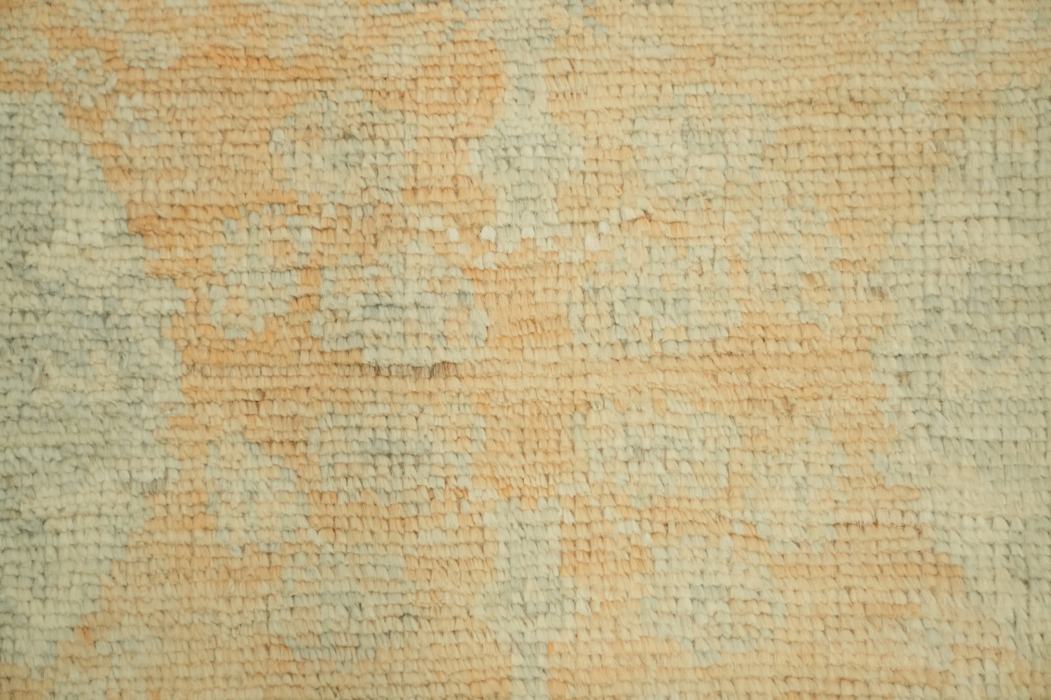 Vegetable Dye Oushak Turkish Foyer Rug 2x4