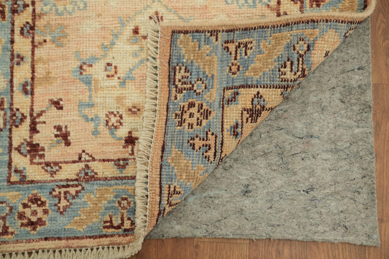 Vegetable Dye Oushak Turkish Accent Rug 2x4