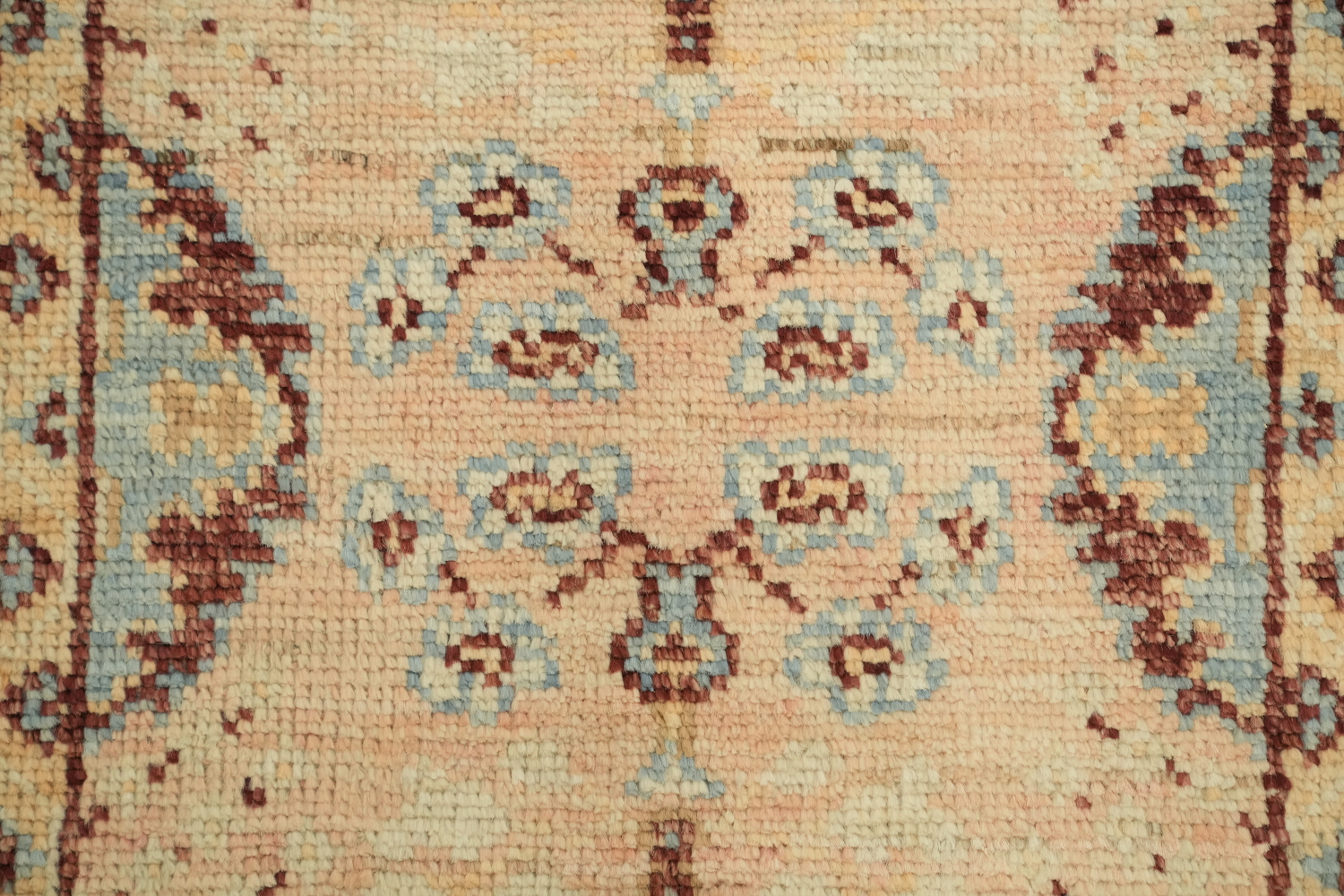 Vegetable Dye Oushak Turkish Accent Rug 2x4
